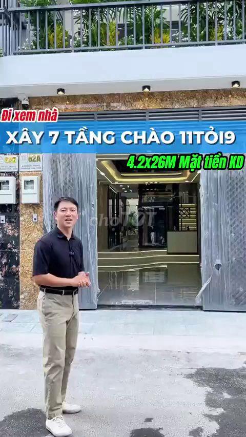 Bán Nhà Mặt Tiền 5 Tầng Full Nội Thất Giá 11 Tỷ