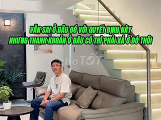 Bán Nhà Phố 1 Trệt 1 Lửng 3 Lầu Cách Gò Vấp 500m Giá 6.95 Tỷ