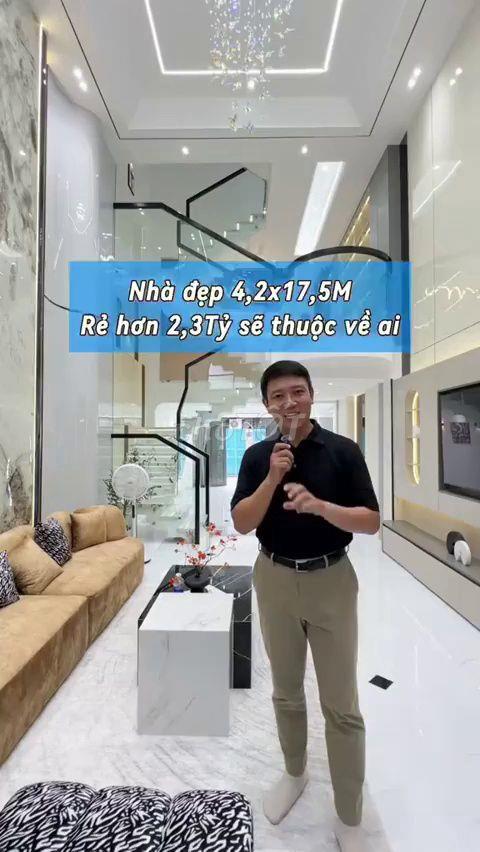 Bán Nhà Phố Ngang 4.2m Gần Gò Vấp - 9.69 Tỷ
