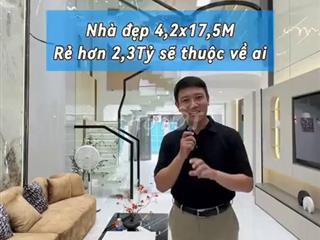 Bán Nhà Phố Ngang 4.2m Gần Gò Vấp - 9.69 Tỷ
