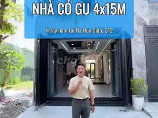 Bán Nhà Phố 4x15m Hà Huy Giáp Quận 12 - Giá 6.8 Tỷ