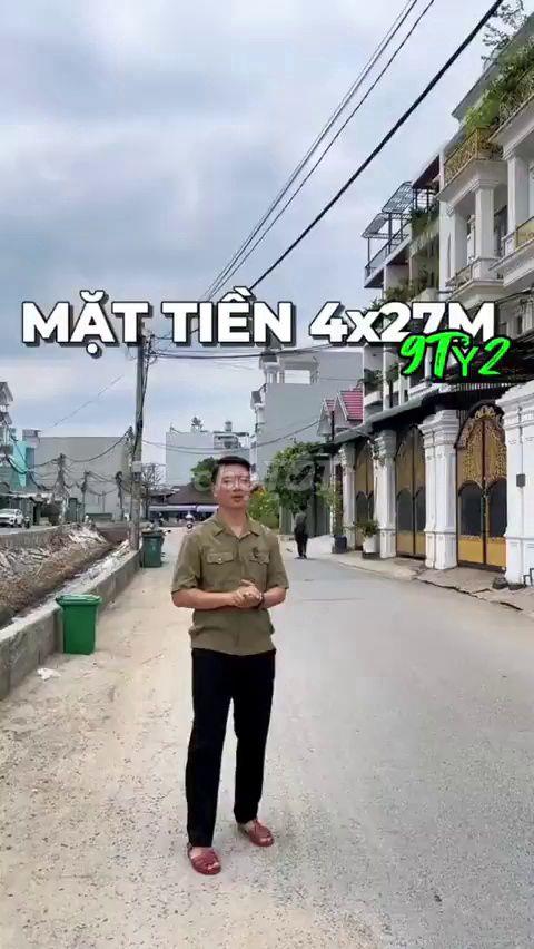 Bán Nhà Phố Mặt Tiền 4x27m Có Thang Máy - Giá 9.25 Tỷ