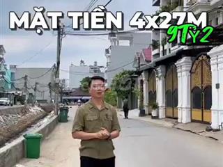Bán Nhà Phố Mặt Tiền 4x27m Có Thang Máy - Giá 9.25 Tỷ