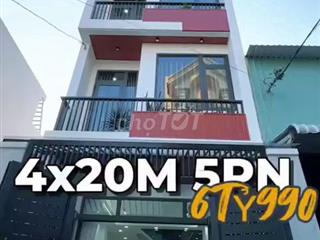 Bán Nhà Phố 4x20m Gần Chợ Hiệp Thành Q12 - Dưới 7 Tỷ