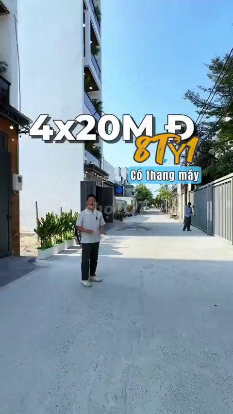 Bán Nhà Phố Có Thang Máy 4x20m Thạnh Xuân - Giá 8.1 Tỷ