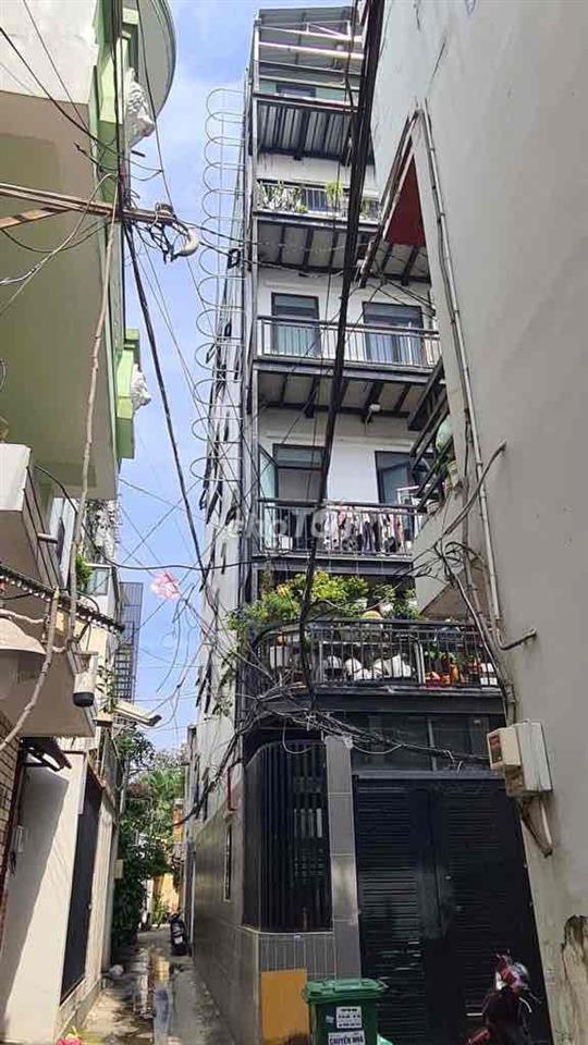 TÒA NHÀ 6 TẦNG ĐANG CHO THUÊ TẠI CƯ XÁ PHAN ĐĂNG LƯU, BÌNH THẠNH
