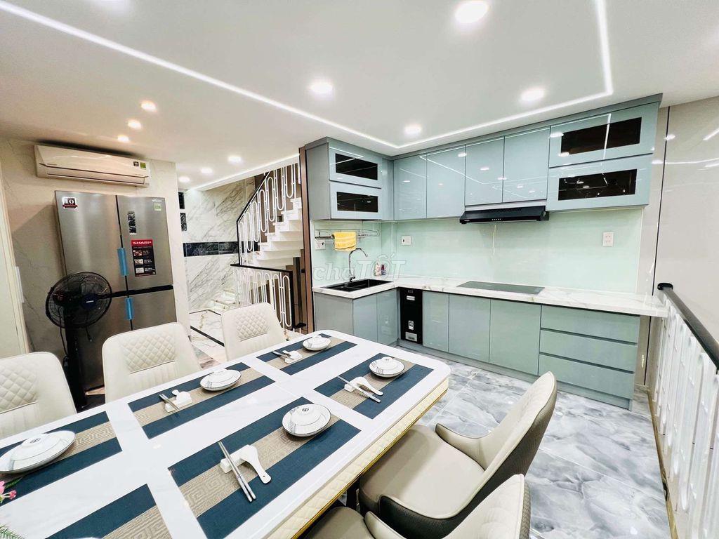 nhà bán nguyễn văn khối 6 tầng tháng máy , 52m2 