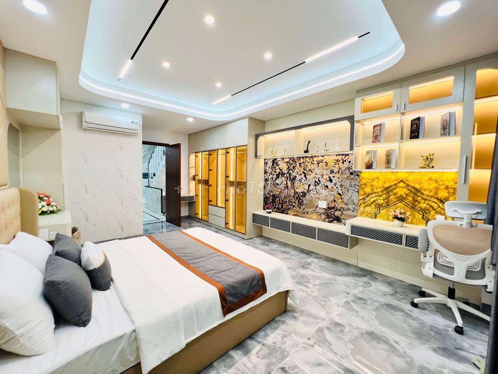 nhà bán nguyễn văn khối 6 tầng tháng máy , 52m2 