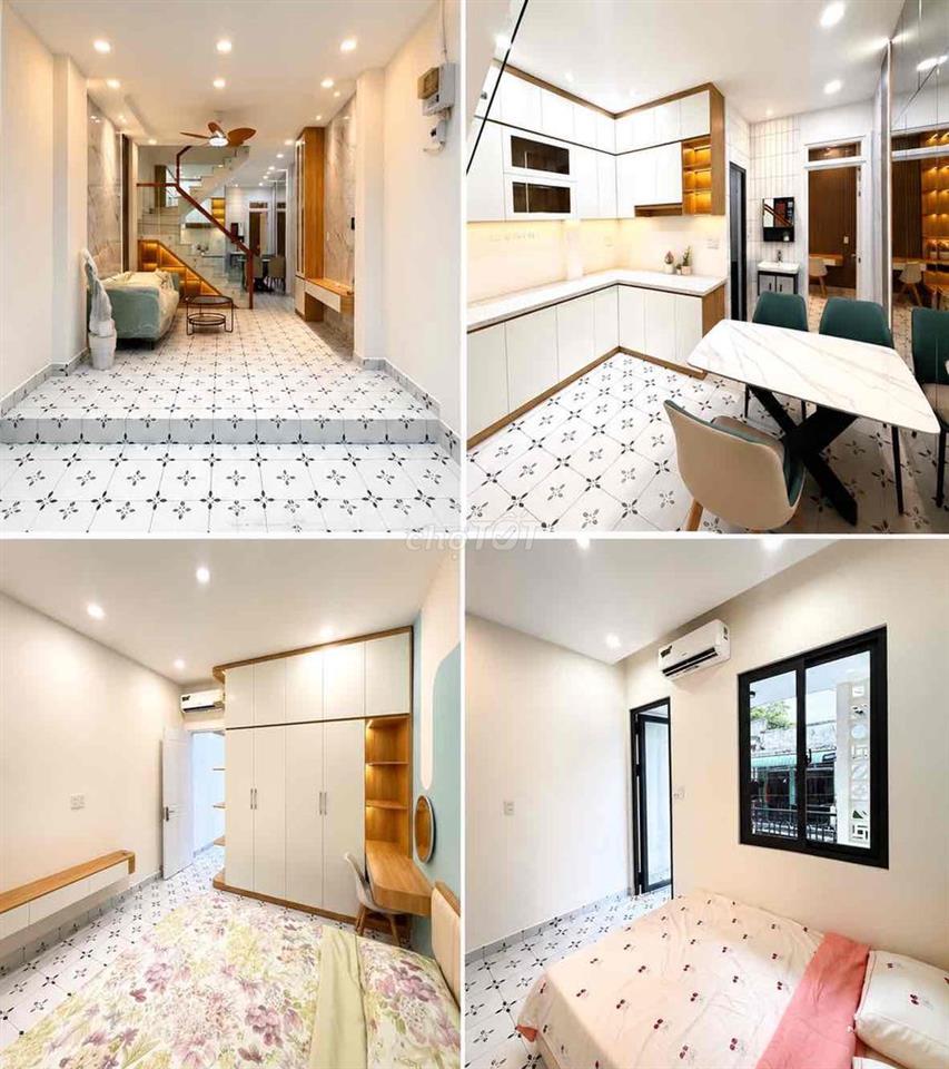 Nhà sát PHẠM VĂN ĐỒNG 45m2 3PN– HẺM XE HƠI ĐỔ CỬA - FULL NỘI THẤT