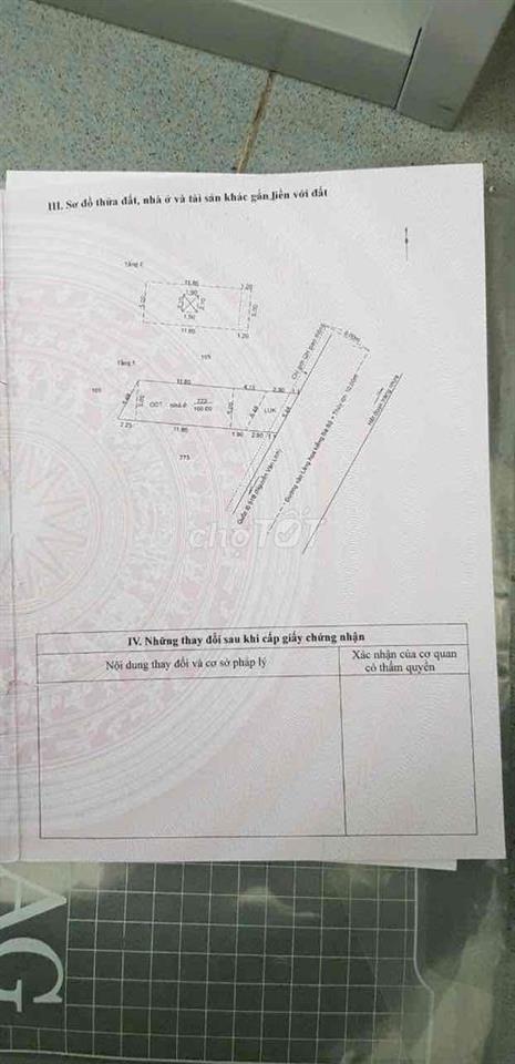 NCHỦ BÁN NHÀ MẶT TIỀN ĐƯỜNG LÀNG HOA KIỂNG BÀ BỘ CÁCH DHYD 300m