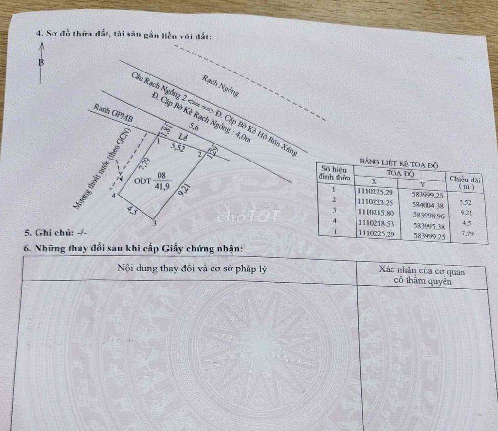 CHÍNH CHỦ BÁN NHÀ TRỆT LẦU MẶT TIỀN HỒ BÚN XÁNG PHƯỜNG TÂN AN, TP CẦN