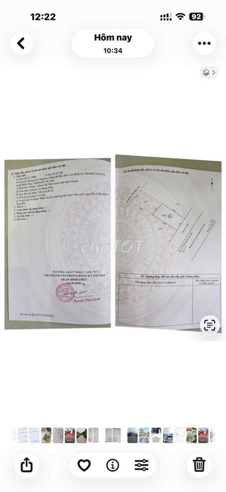 BÁN ĐẤT RỘNG MẶT TIỀN ĐƯỜNG LÀNG HOA BÀ BỘ CÁCH DHYD 500m