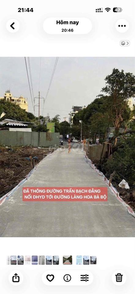 CHÍNH CHỦ BÁN 410m2 ĐẤT MẶT TIỀN ĐƯỜNG LÀNG HOA KIỂNG BÀ BỘ KẾ ĐHYD