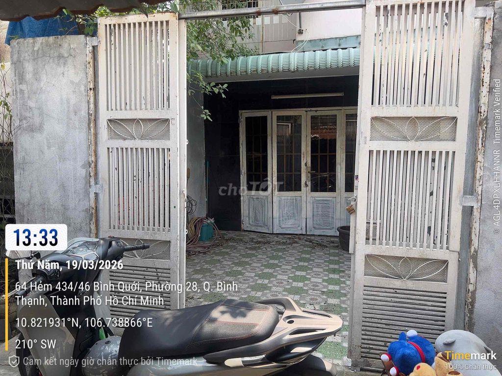 bán nhà 1 trệt,1 lầu hẻm 434/46/66