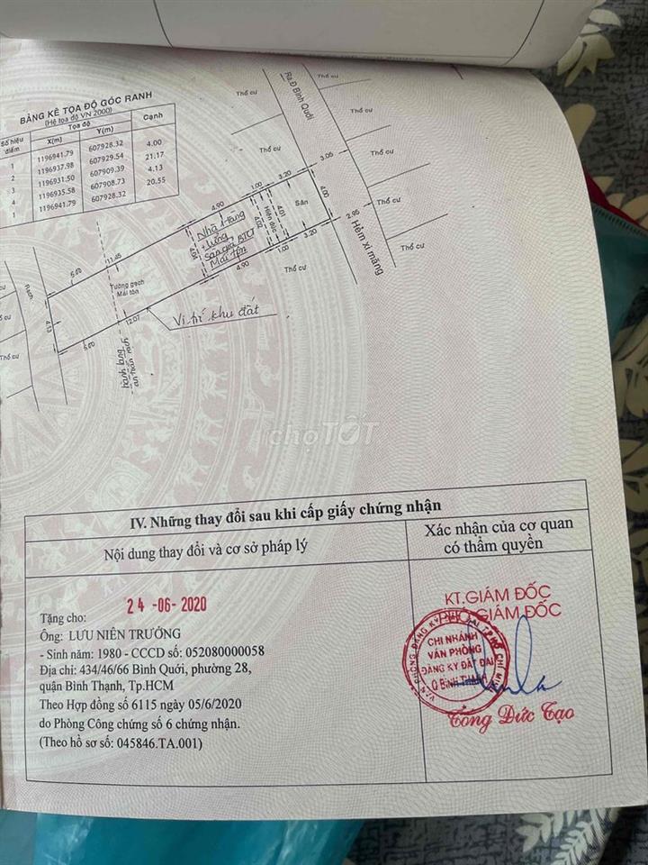 bán nhà 1 trệt,1 lầu hẻm 434/46/66