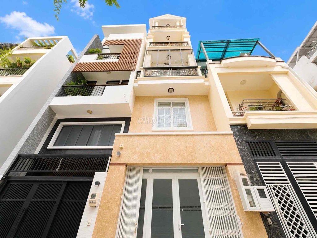 ✅BÁN NHÀ NƠ TRANG LONG - XE HƠI NGỦ NHÀ - 60m2 5tầng chỉ 13ty TL