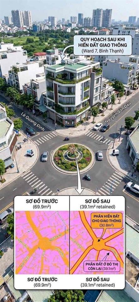 Bán nhà MT Nguyễn Văn Đậu, tương lai ra góc 2MT