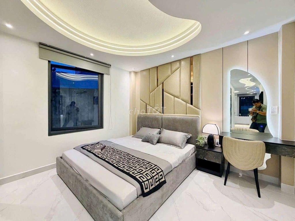 NHÀ 5 TẦNG CĂN GÓC THOÁNG - XÂY MỚI FULL NỘI THẤT LÊ VĂN THỌ 