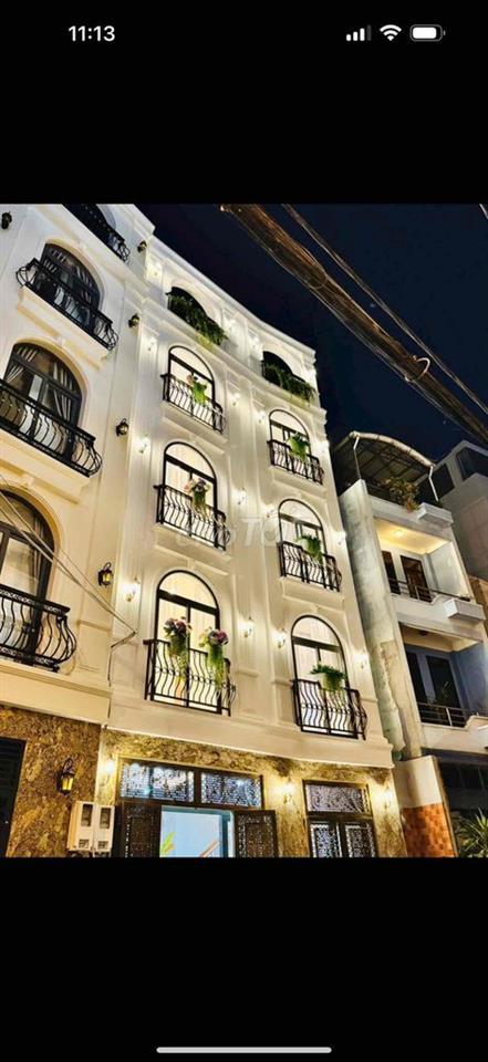 Nhà mặt tiền 5 tầng có thang máy xây mới 100% khu Phan Xích Long