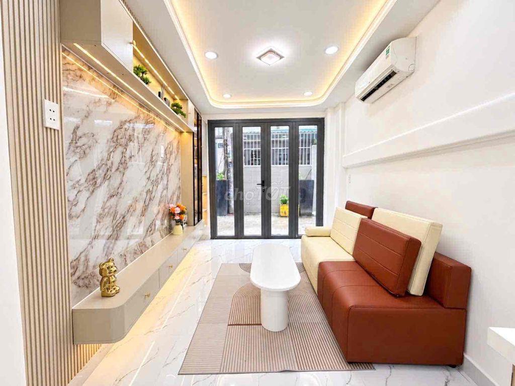 NHỈNH 3TY - 21M2 - 3 TẦNG HẺM XE HƠI 4M - BÌNH THẠNH - AN NINH - FULL