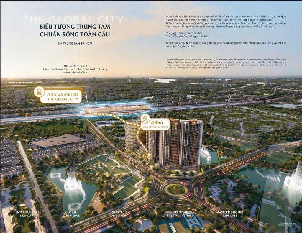 CĂN HỘ 2PN VIEW NHẠC NƯỚC — TÒA A, NEXUS ZONE, THE GLOBAL CITY 