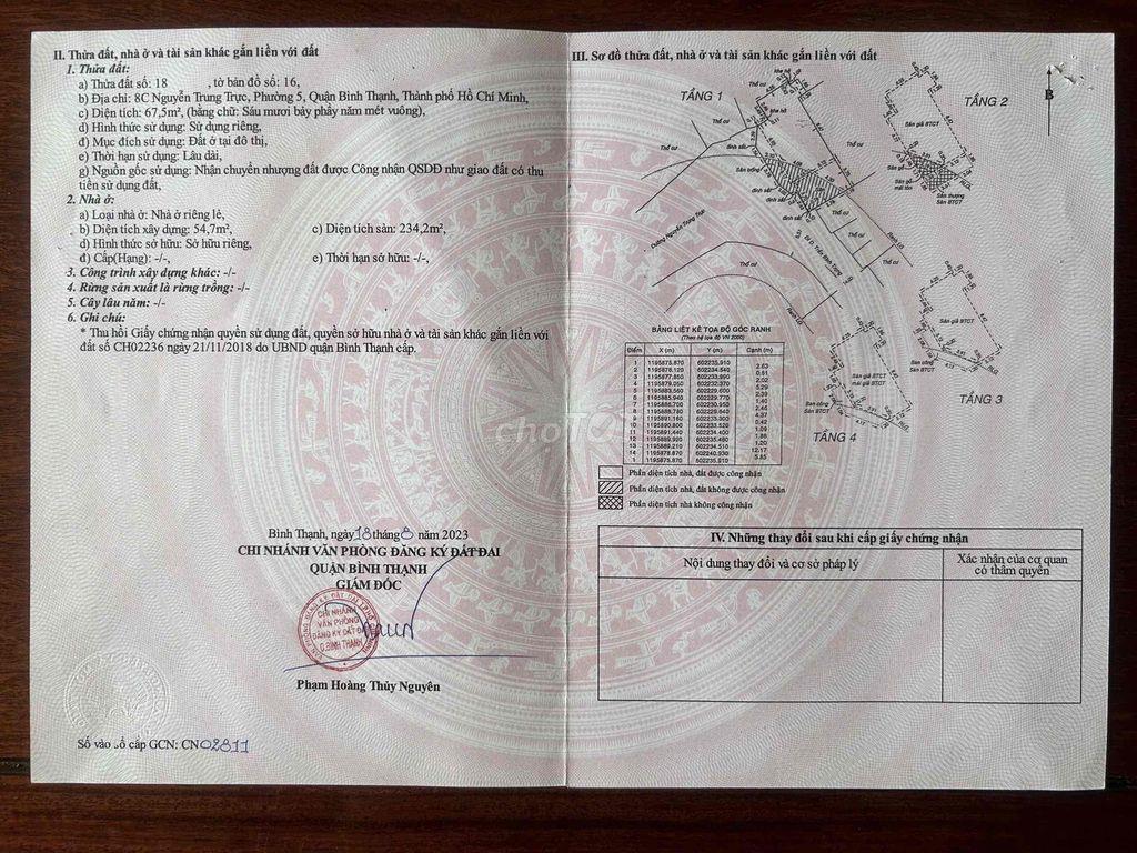 Nhà phố 3 tầng