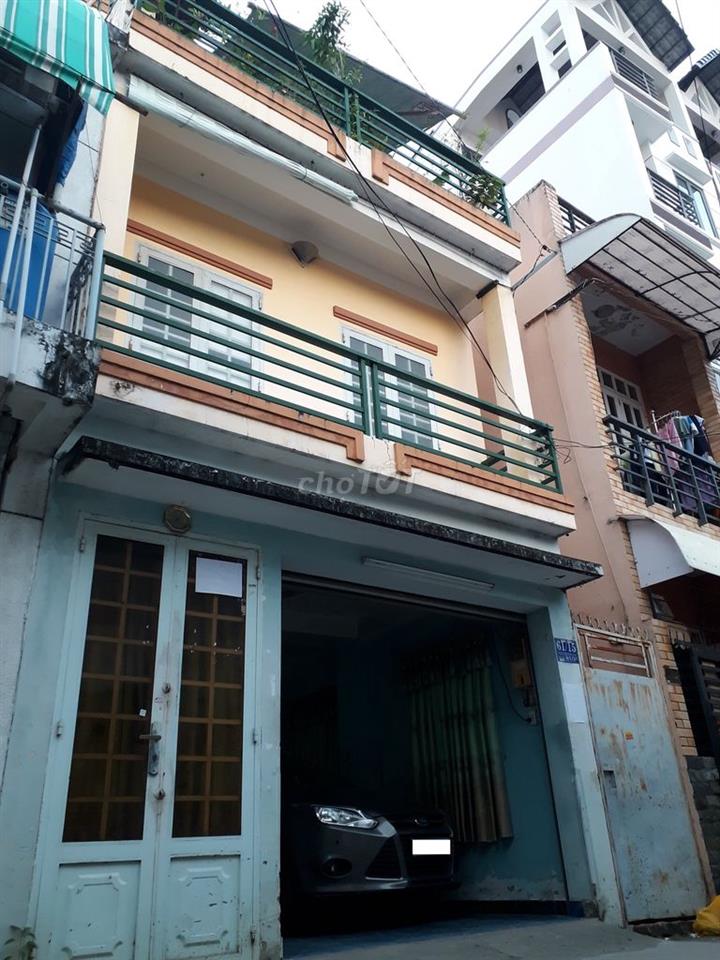 Nhà 1 trệt 2 lầu & sân thượng-xe hơi vô nhà hẻm NTHiền,Bình Thạnh