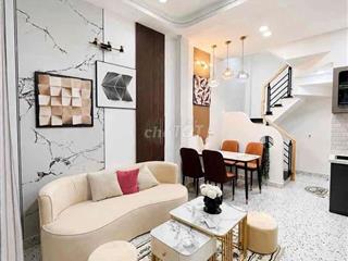 nhà nc mới đẹp full nội thất thất 2 lầu 2pn 3vs Lê văn duyệt p1 Q.BT