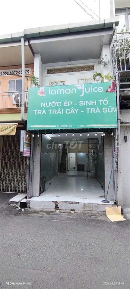 nhà nc mt đường sầm uất 3x12 tr 1 lầu 2pn 2vs trần văn Đăng Q3 