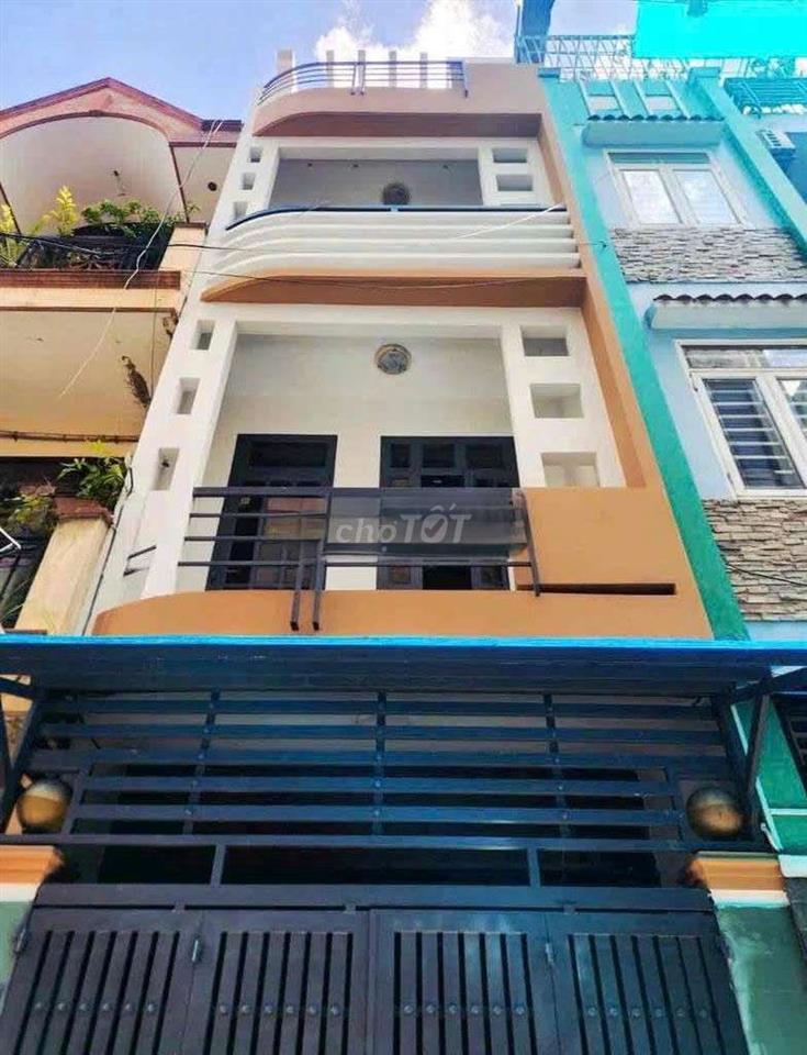 nhà nc mới đẹp gần mt tr 4 lầu 6pn 3vs  ng.Bá Tuyển p12 Tân Bình