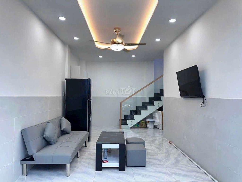 nhà Mới xây sát mt full N thất 2pn 2vs Lê lai p3 Gò vấp