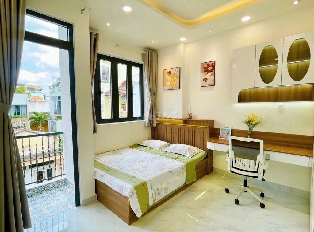 CHO THUÊ NHÀ ĐẸP LÊ QUANG ĐỊNH, BÌNH THẠNH–3 LẦU, CÓ PIN MẶT TRỜI