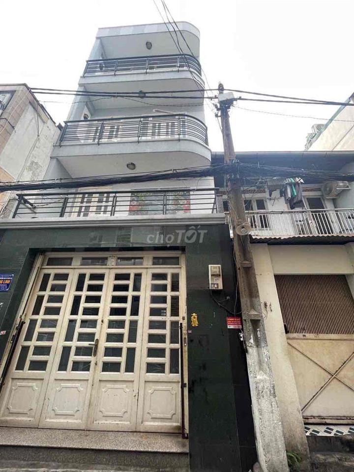 Nhà 1 Trệt 3 Lầu, 2PN 3VS, Hẻm rộng rãi, đường CMT8 Q10