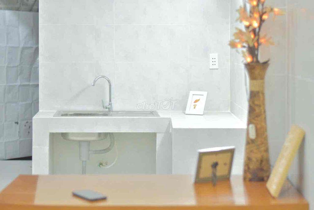Cho thuê nhà Mới Đẹp Phú nhuận, nhà 1 trệt 1 lầu + gác, sân thượng