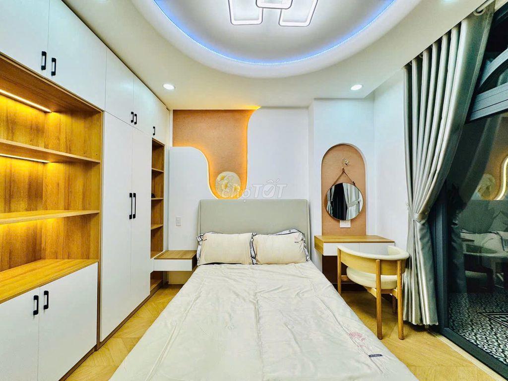 NHÀ ĐẸP HXH FULL NT 5 TẦNG, 4PN, NGAY CHỢ BÀ CHIỂU, VỪA Ở VỪA KD