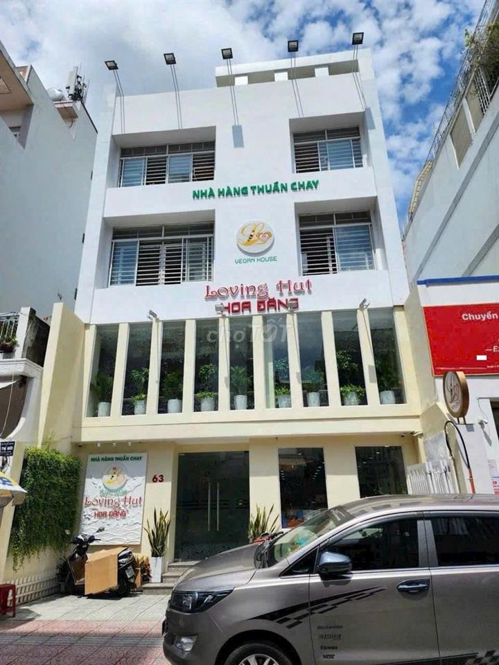 CHO THUÊ MTKD ĐƯỜNG VÕ VĂN TẦN, QUẬN 3. DT 8X20M, TRỆT 3 LẦU, ST