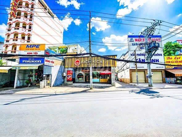cho thuê nhà góc 2 mặt tiền 74-74A Phan Huy Ích tân bình 11x28m