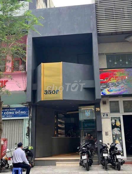 CHO THUÊ NHÀ MẶT TIỀN 76 NGÔ ĐỨC KẾ, Q1 – 4X23M, 3 TẦNG, 140TR