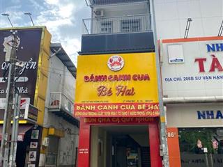CHO THUÊ NHÀ MẶT TIỀN 208 SƯ VẠN HẠNH, PHƯỜNG DIÊN HỒNG, QUẬN 10