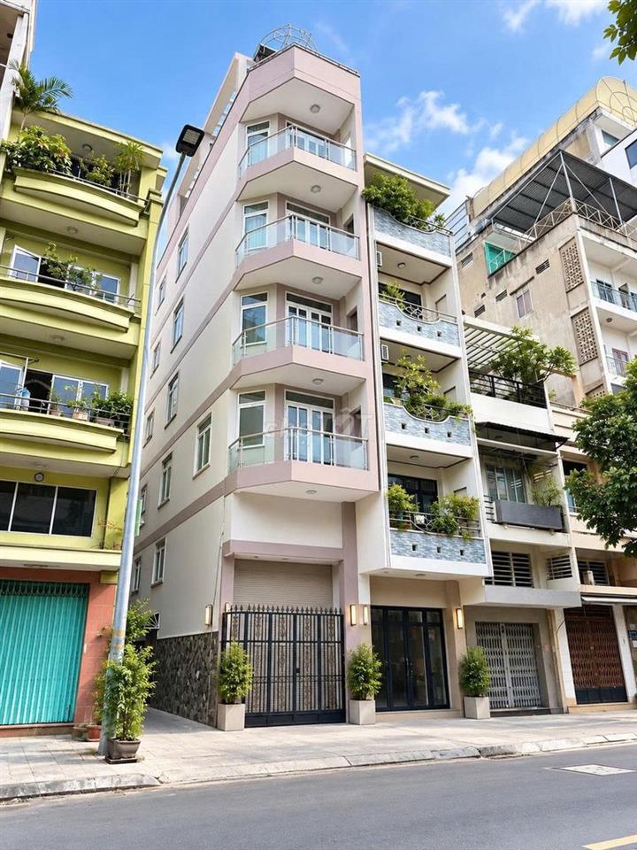 CHO THUÊ NHÀ MẶT TIỀN 19 KÝ CON, Q1 – 6 TẦNG, 7 PHÒNG, ST, 67TR