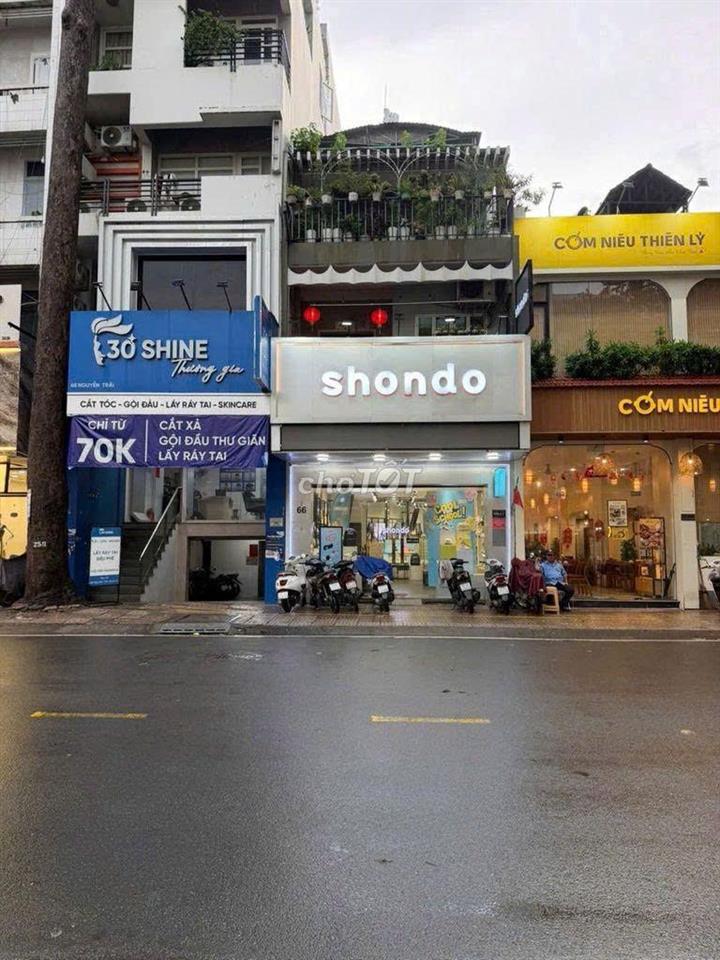 CHO THUÊ NHÀ MẶT TIỀN 66 NGUYỄN TRÃI, Q5 – NGANG 5M, 80M², 80TR