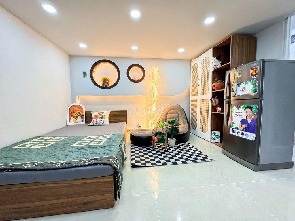 🏡 PHÒNG GÁC DÀI 5M - 2 CHỖ NGỦ FULL NỘI THẤT TẠI BẢY HIỀN