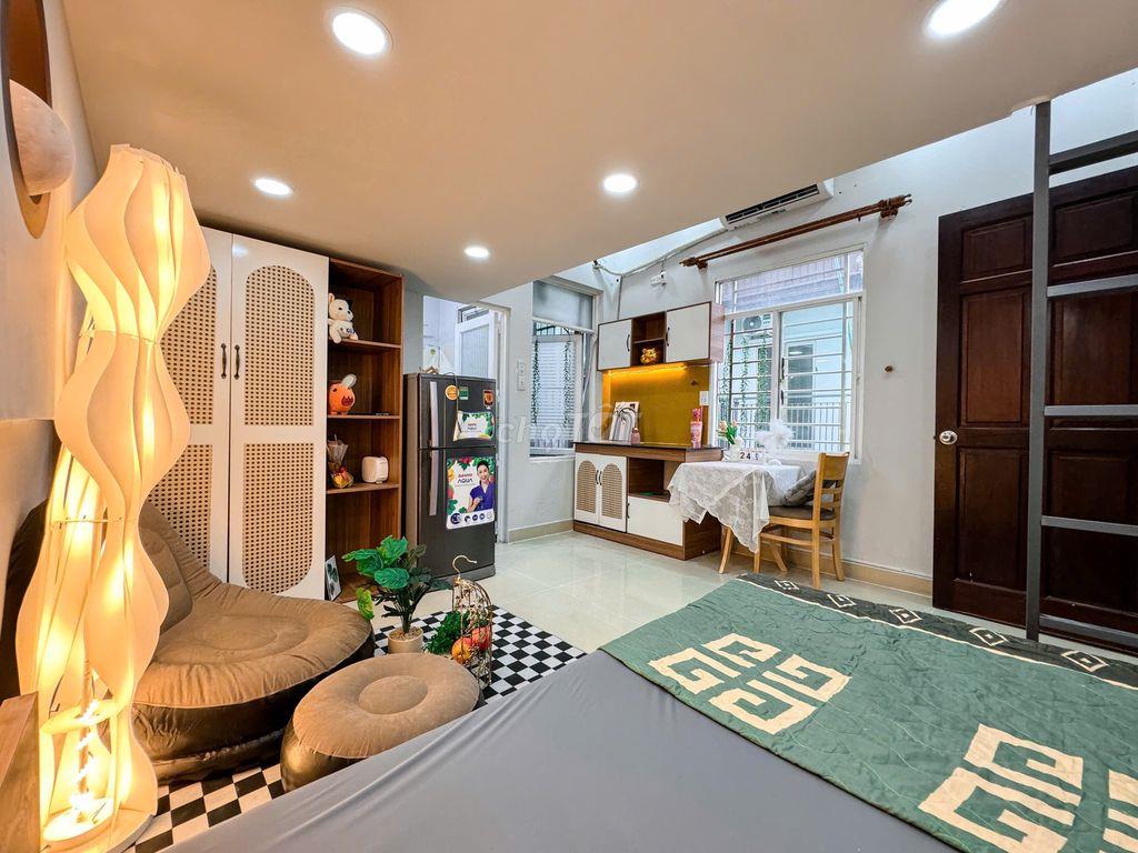 🏡 PHÒNG GÁC DÀI 5M - 2 CHỖ NGỦ FULL NỘI THẤT TẠI BẢY HIỀN