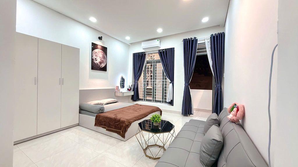 Cho Thuê Căn Hộ 1PN, 1PK, Ban Công Quận Tân Bình Nhà Mới 100%