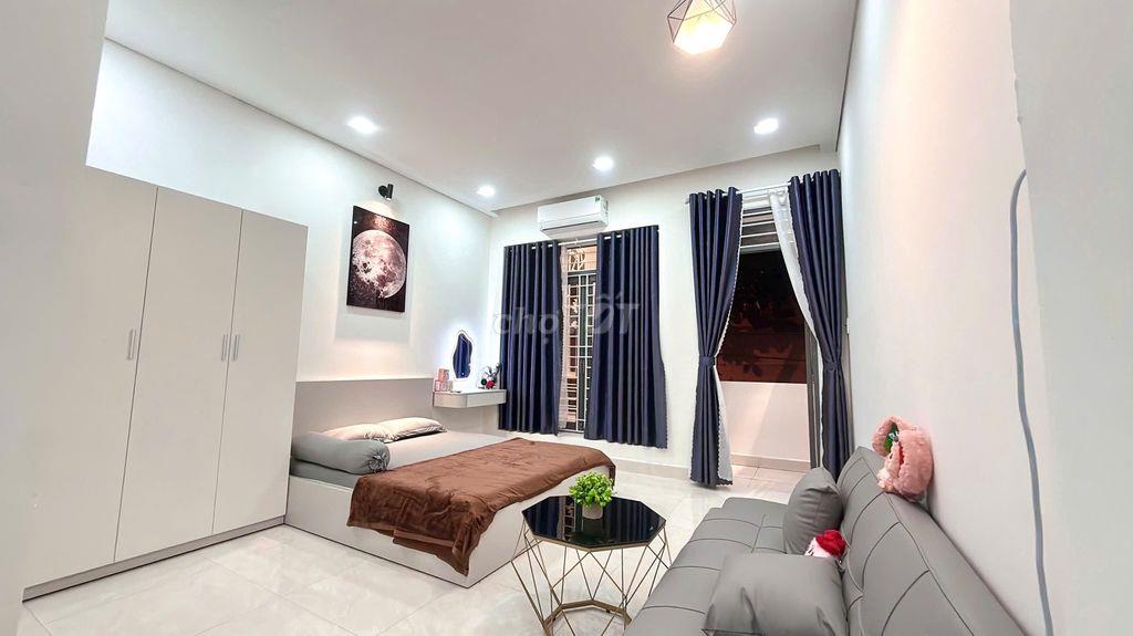 Cho Thuê Căn Hộ 1PN, 1PK, Ban Công Quận Tân Bình Nhà Mới 100%