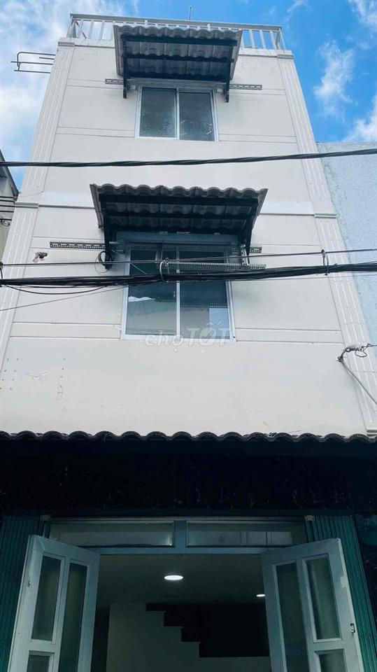 Cho Thuê Nhà Nguyên Căn 1 trệt 2 lầu 3 nhà wc, hơn 65m2 đất sử dụng