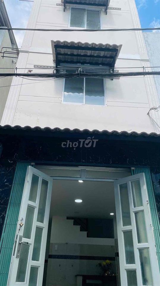 Cho Thuê Nhà Nguyên Căn 1 trệt 2 lầu 3 nhà wc, hơn 65m2 đất sử dụng