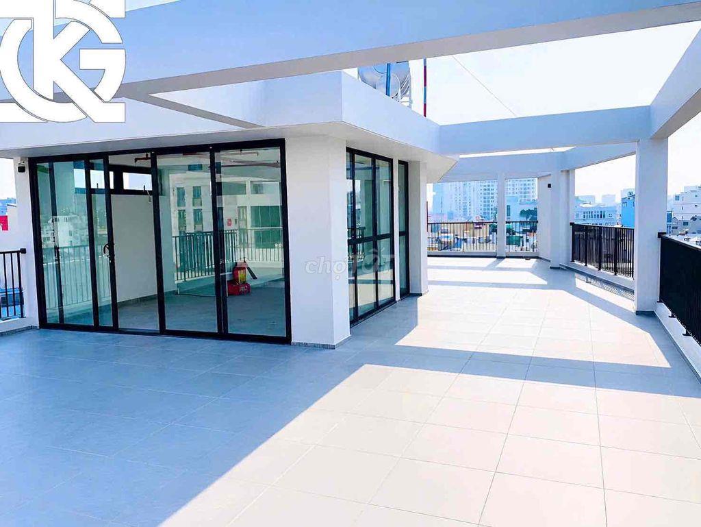 TOÀ NHÀ MỚI XÂY [ SÂN RỘNG - 2MT TRƯỚC SAU ] QUẬN BÌNH THẠNH !!!