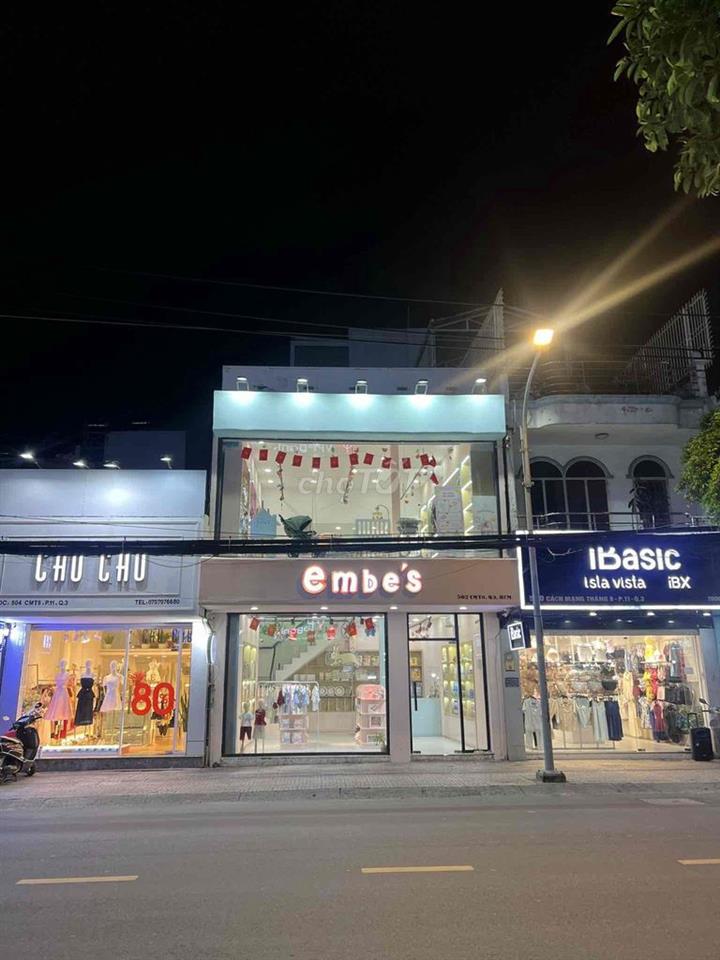 NGANG 6M - MẶT TIỀN VỊ TRÍ NHẬN DIỆN THƯƠNG HIỆU - QUẬN 3 !!