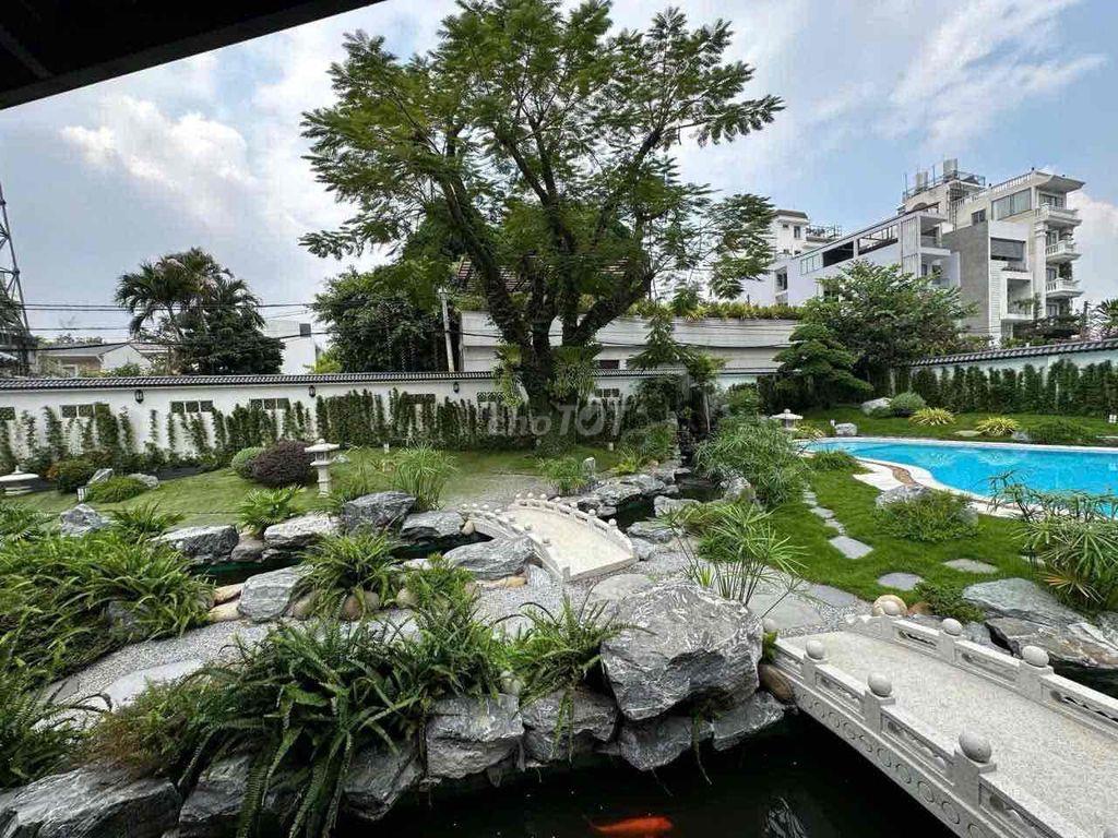 CHO THUÊ BIỆT THỰ SÂN VƯỜN 1000m2 THẢO ĐIỀN QUẬN 2